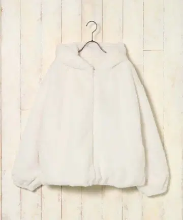 Bleu Bleuet 퍼 블루종 화이트 흰색