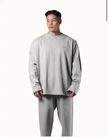 LYFT 엑스트라 빅 롱 티셔츠 그레이