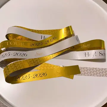 Hey! Say! JUMP Ssay 은색 테이프 화이트 금색 2개 세트