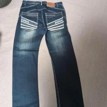 AKOMKS 다크 블루 스트레이트 데님