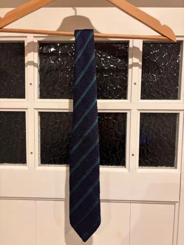 유나이티드 애로우즈 Nicky 넥타이 네이비 스트라이프