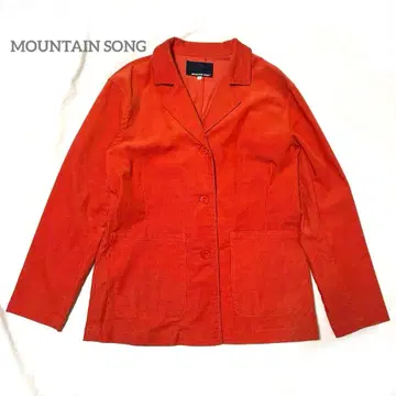 MOUNTAIN SONG 오렌지 테일러드 자켓 M