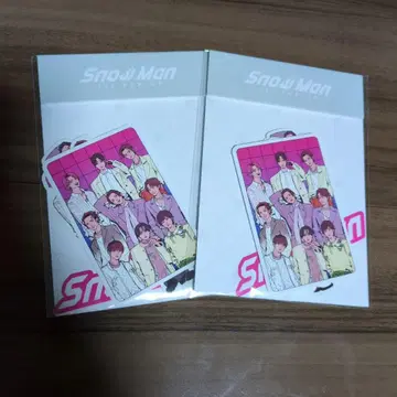 Snow Man 오사카 팝업 한정판 굿즈 스티커 2팩