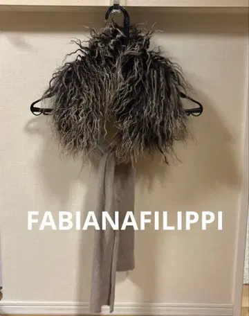 파비아나 필리피 퍼 트리밍 머플러 FABIANAFILIPPI 캐시미어