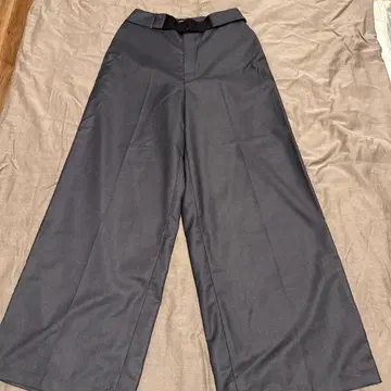 EMODA 그레이 와이드 팬츠