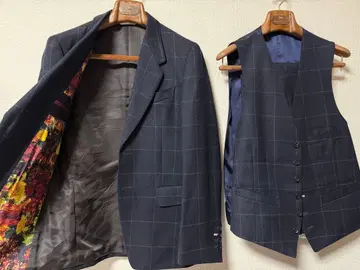 [ 정가 18만 ] Paul Smith 3피스 수트 셋업 체크