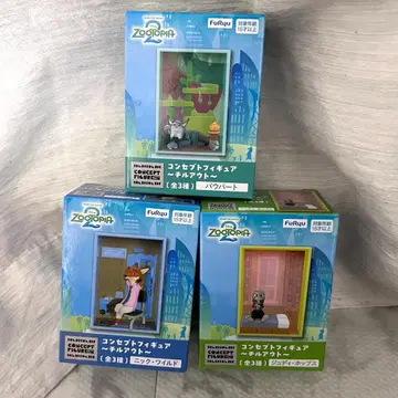 주토피아2 컨셉 피규어 칠 아웃 주디 파우바트 닉