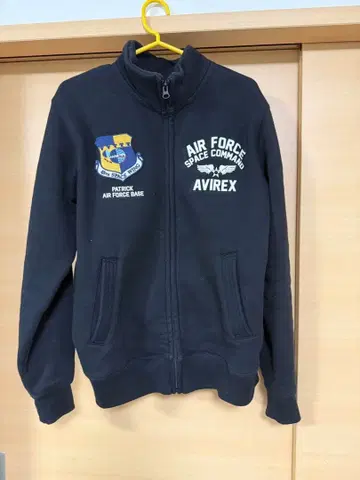 AVIREX 집업 맨투맨 (속기모)