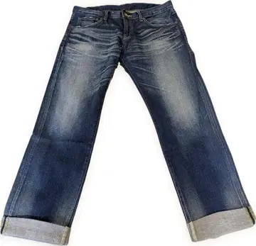 [ 유니클로U ] 스트레이트 데님 다크 블루 28/ 73cm