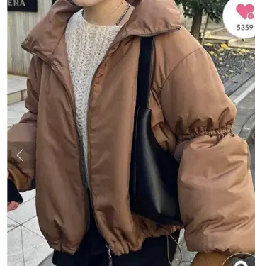 카스타네 캔디 슬리브 리버서블 코트 S 브라운