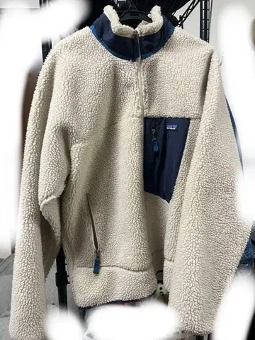 patagonia 플리스 자켓 L 사이즈 크림색