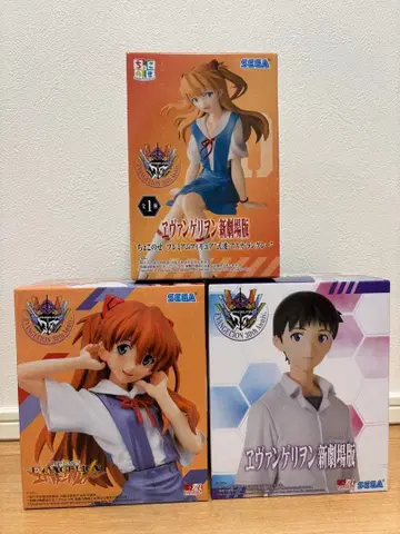 에반게리온 신극장판 신지 아스카 피규어 3체 세트