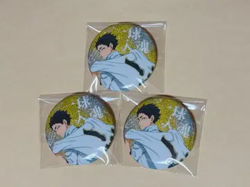 하이큐 후쿠로다니 아카아시 케이지 현수막 글리터 캔뱃지 3개