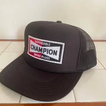 CHAMPION PLUGS 메쉬 캡 챔피온 플러그 블랙