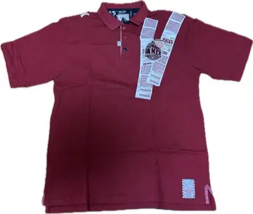 AKDMKS 빨간색 피케 셔츠 XL