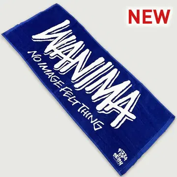 [ 새상품 ] WANIMA 페이스 타월 네이비/화이트