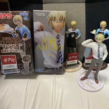 명탐정 코난 프리미엄 피규어 아무로 토오루 킷사포아로 총 5체