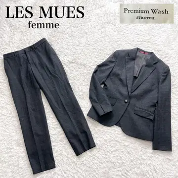 새상품급 레미유 아오키 팬츠 수트 셋업 워셔블 최근 모델