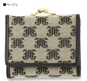 jouetie 삼단 접이식 지갑 가마구치