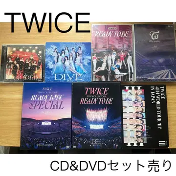 TWICE CD&DVD 세트 READY TO BE DIVE etc