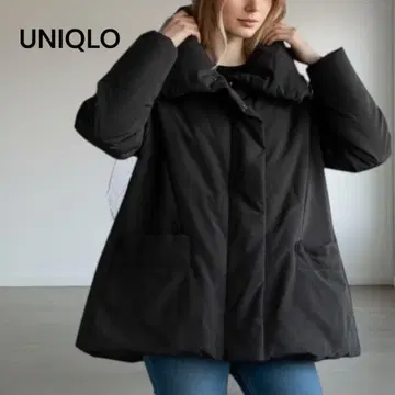 유니클로 +J 질 샌더 하이브리드 다운 자켓 블랙 S