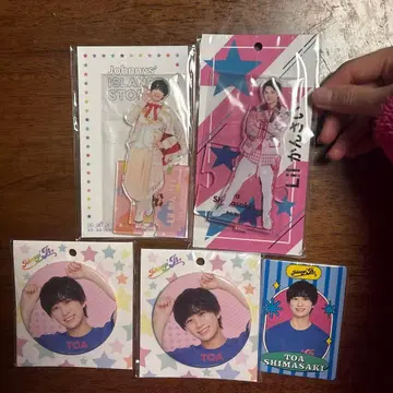 시마사키 토아 아크릴 스탠드 캔 배지 프로 카세트