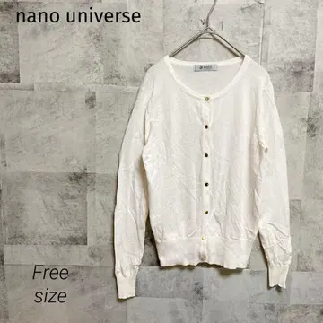 나노 유니버스 nano universe [ F ] 가디건 니트 아이보리