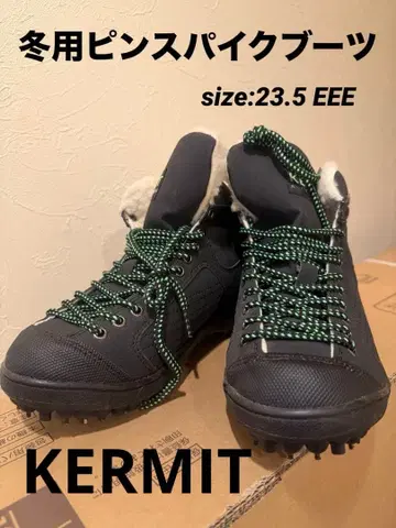 KERMIT/커밋 겨울용 핀 스파이크 부츠 23.5cm