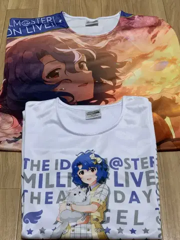 아이돌 마스터 밀리언 라이브 토요카와 후우카 풀 그래픽 풀 컬러 T셔츠