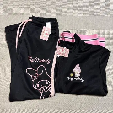 산리오 마이멜로디 조거 팬츠 라인 저지 자켓