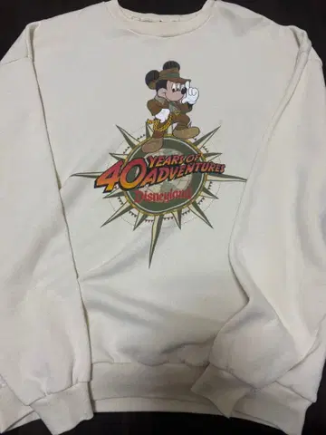 [90s USA제 빈티지] 디즈니 미키 40주년 기념 맨투맨