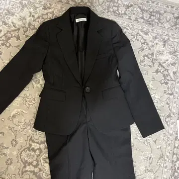 블랙 스트라이프 취업 정장 비즈니스 9호 3세트