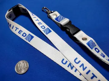 [일본 미입고] UNITED 유나이티드 항공 넥스트랩 화이트