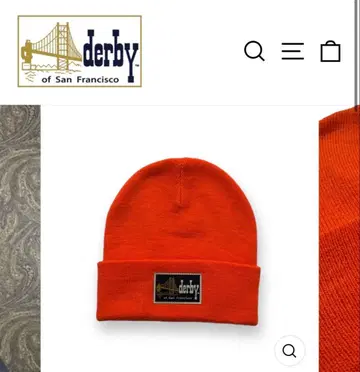 미사용 새상품 더비 오브 샌프란시스코 비니