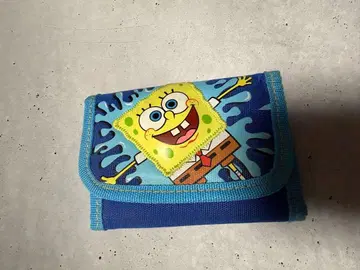 빈티지 15년 전 스펀지밥 지갑 파랑