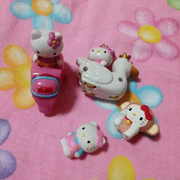 산리오 헬로키티 태엽 완구 피규어