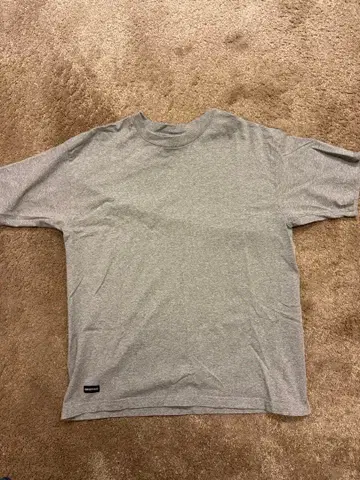 BRIEFING 그레이 T셔츠