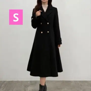 CENEA 세네아 웨스트 쉐이프 트위드 롱 코트