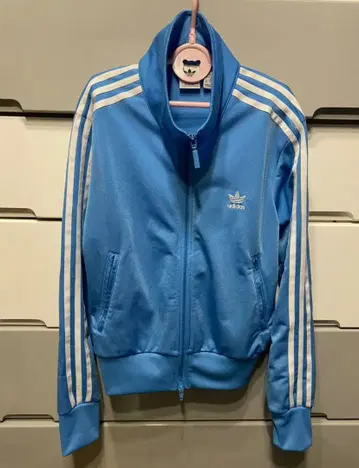 adidas 스카이블루 집업 저지