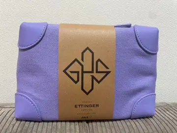 ETTINGER 트래블 파우치 라벤더 퍼스트 클래스 ANA 한정판