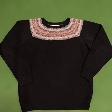 100% 울 컬러풀 뜨개질 스웨터