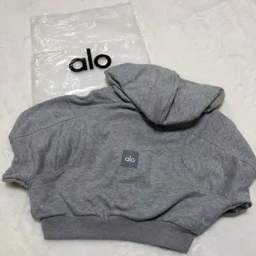새상품 택 포함 alo 후드티 그레이 M