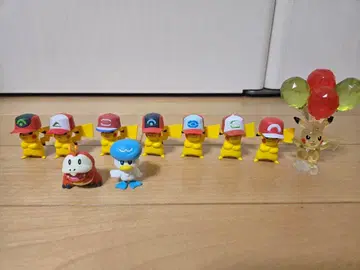 포켓몬 영화 20주년 지우(사토시)의 피카츄 피규어 세트 몽코레