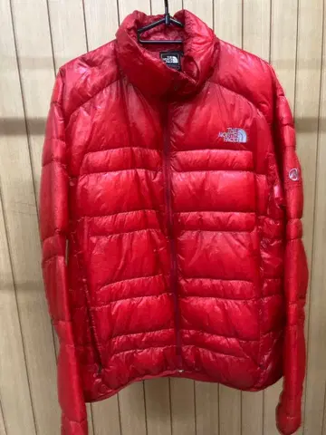 THE NORTH FACE 레드 다운 자켓
