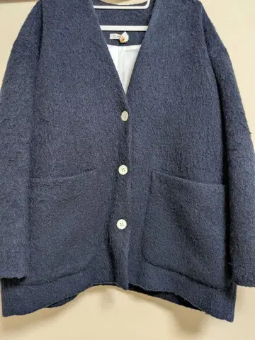 yori 울 모헤어 샤기 자켓