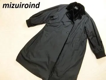 컨디션 최상 mizuiroind 안감 플란넬 체스터 코트 블랙