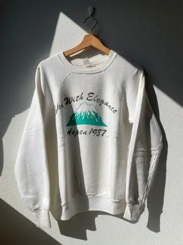 80s good print sweat 미국제