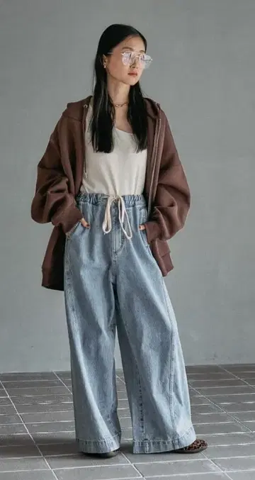 렙심 이지 배기 데님