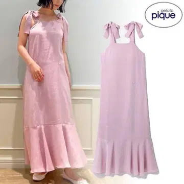 젤라피케 하트 새틴 원피스