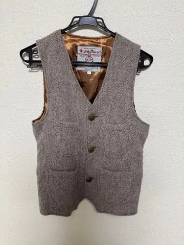 해리스 트위드 울 베스트